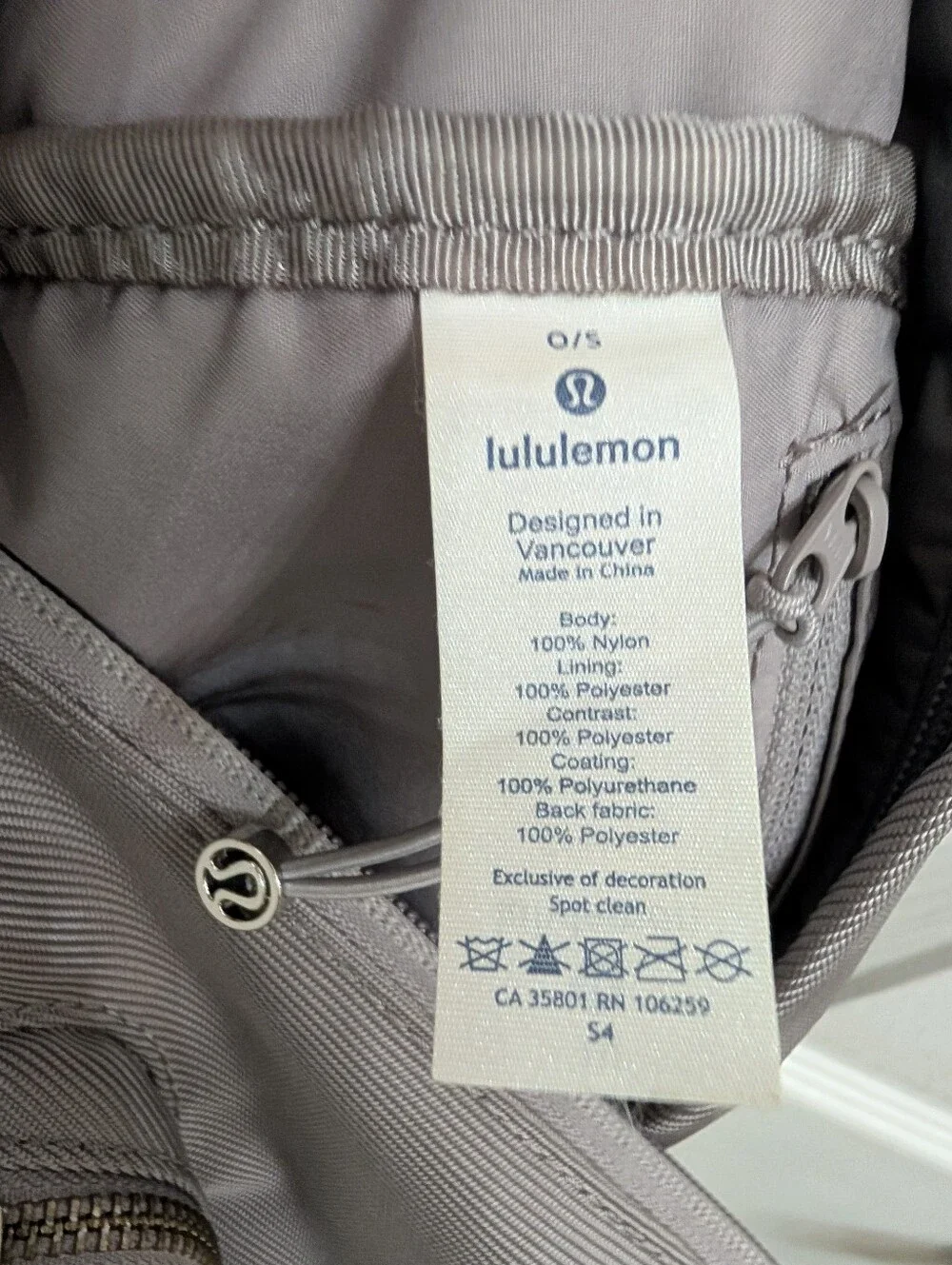 Lululemon Everywhere Backpack 5L Dark Chrome Gray